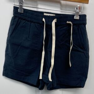 L.T.J Chino Drawstring Shorts in Navy